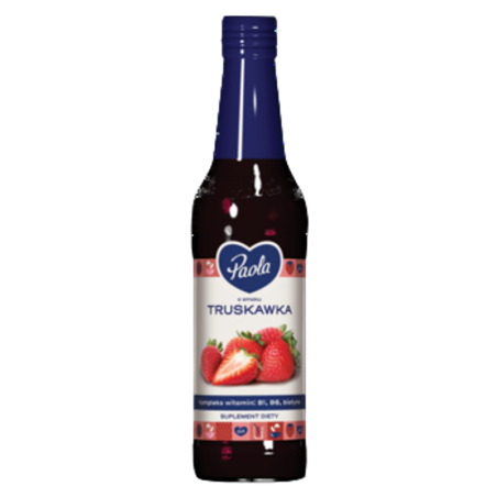 Paola Truskawka Syrop o smaku truskawkowym 430 ml